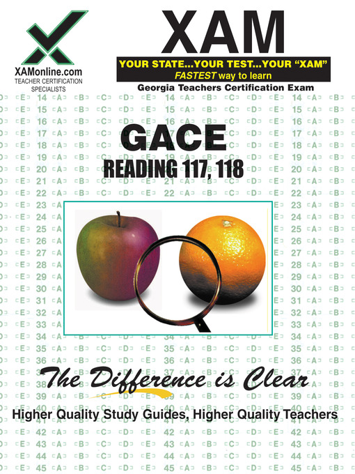 Title details for GACE Reading 117, 118 by Sharon Wynne - Available